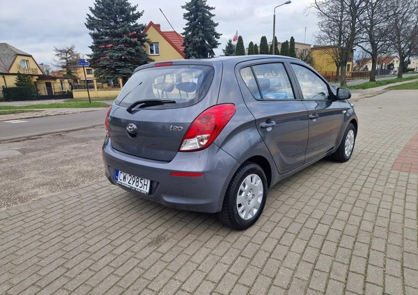 Hyundai i20 cena 24900 przebieg: 168000, rok produkcji 2014 z Pajęczno małe 191